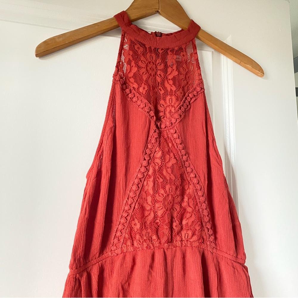 Target Rust Lace Romper - Picture 4 of 6